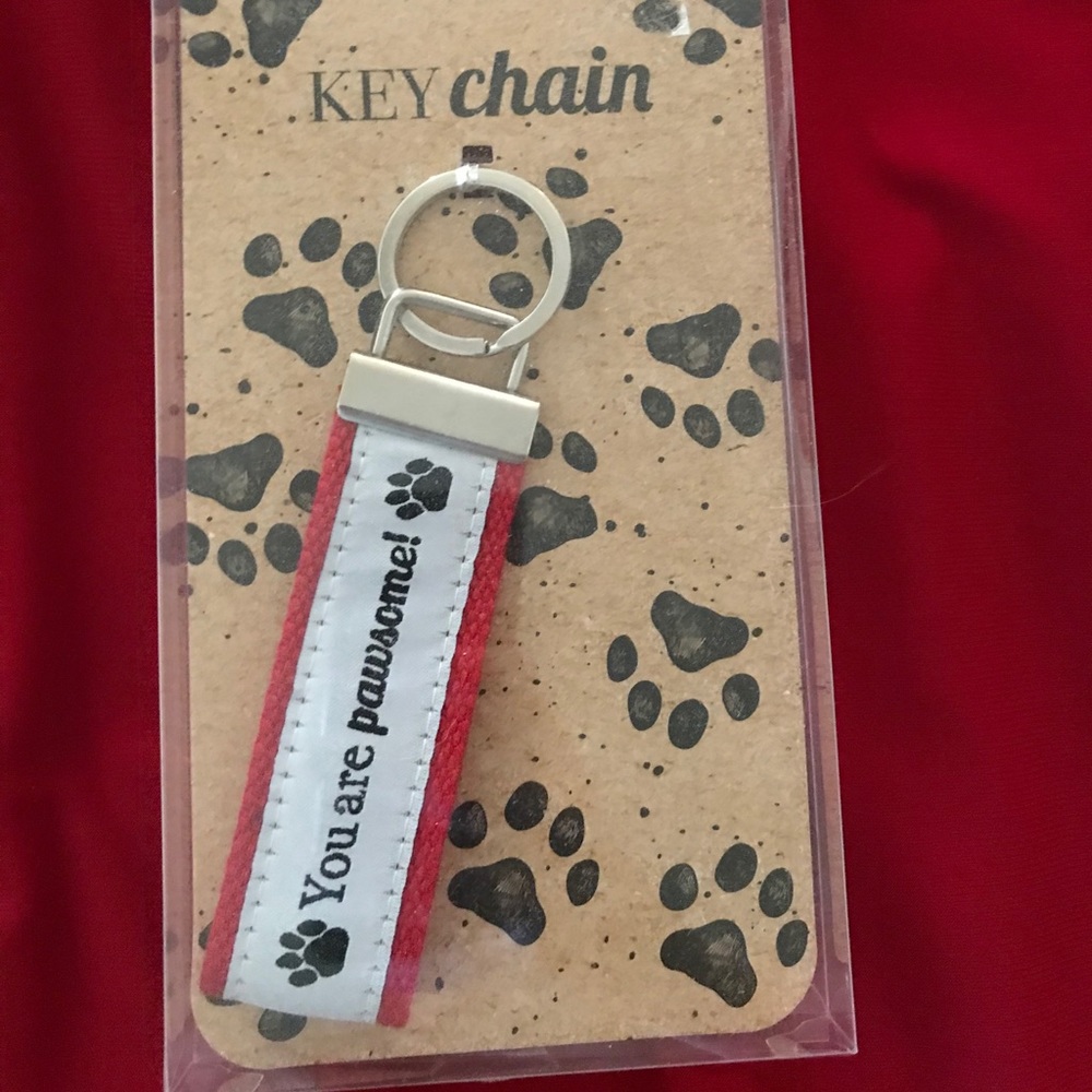 You’re Pawsome keychain